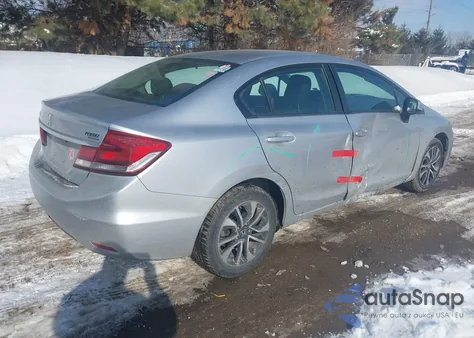 2013 Honda Civic Ex from USA, damaged, VIN 19XFB2F84DE021993